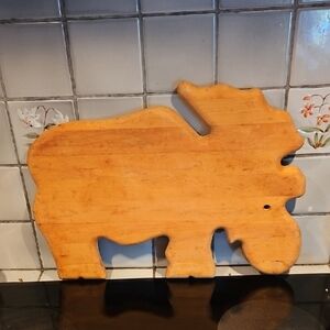 Unique Rustic Moose-Shaped Wooden Cutting Board - Animal Crackeresque
